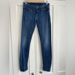 Mother Jeans Women's The Looker Deja Vu Size 28 Dark Wash